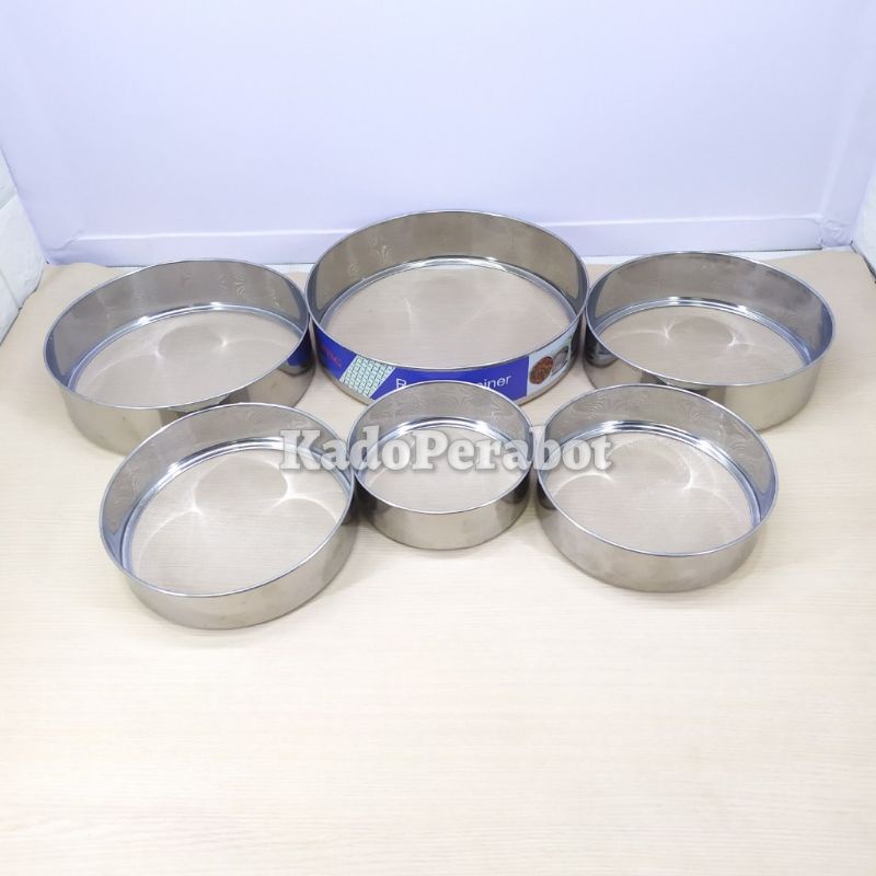 saringan tepung - saringan stainless full - round strainer stainless