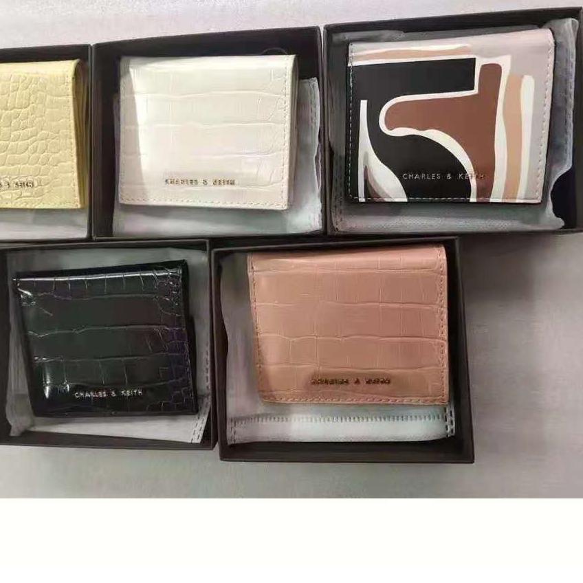 ☈ Dompet Mini CK Croco Wanita CNK Original Premium # 23852 ✵