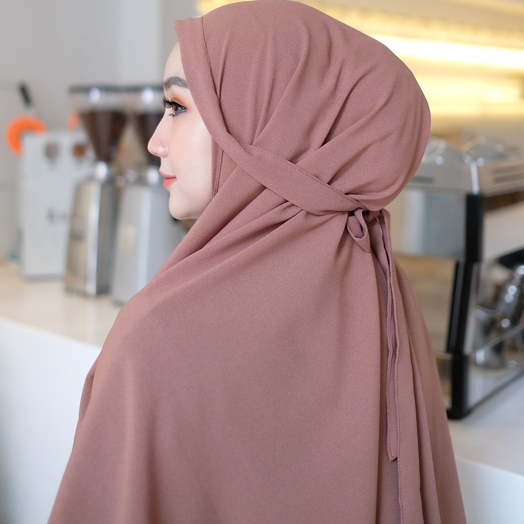 Vallina Outfit - Hijab Syari Bergo Instant | Kerudung Instan Bergo Baiti Premium [Maryam]-1