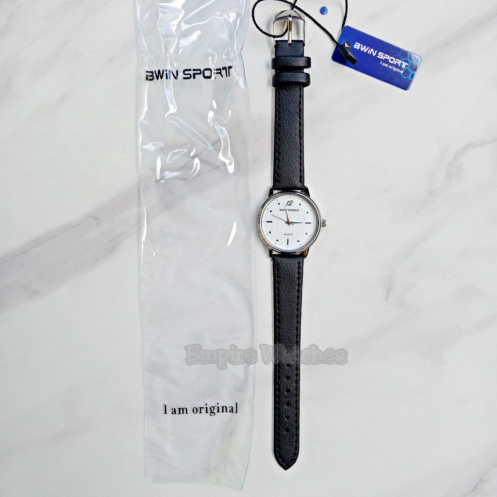 Jam Tangan Awin Bwin Sport M1023G M1023L Wanita Cewek Analog Strap Leather  Kualitas Original, Untuk