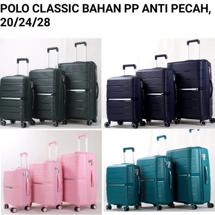 Koper - Koper Polo Classic 10099 20 Inch Cabin / Polo Classic Tsa Fiber Expand