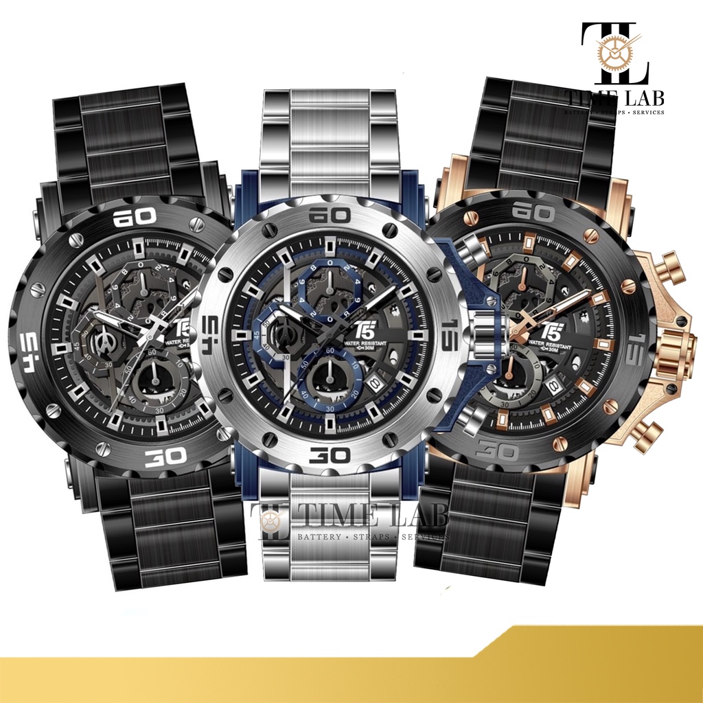 JAM TANGAN T5 ORIGINAL BERGARANSI T5 H3723G / H 3723G PRIA