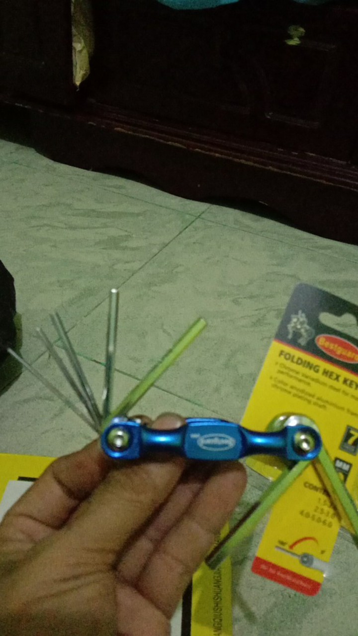 Bestguard C6811 Kunci L Lipat Set 7 Pcs - Folding Hex Key Set