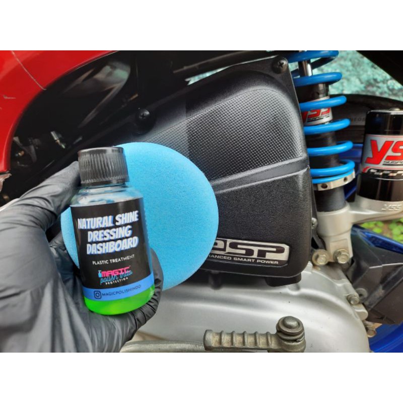 Penghitam dashboard body kasar Magic Polish Indo Bodi Kasar / Dashbor Motor, Mobil Dll