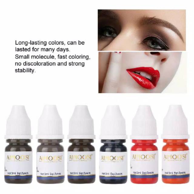 Tinta sulam nano pigment Aimoosi