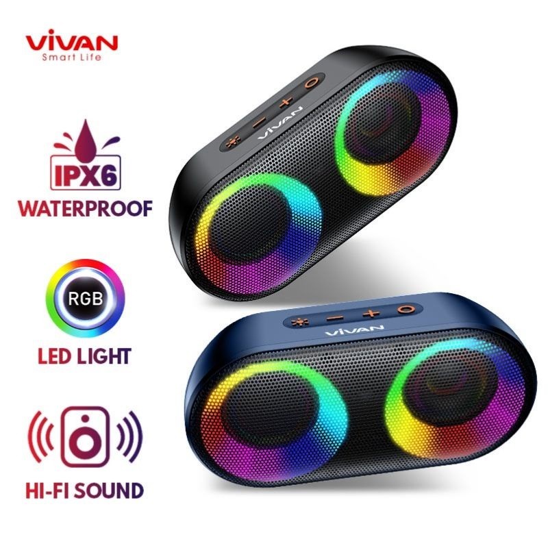 VIVAN VS16 Speaker Portable Bluetooth TWS 10W Original