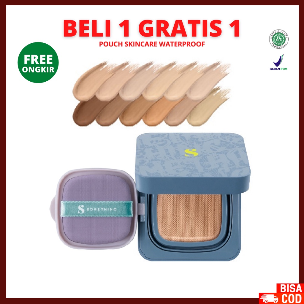 [ FREE GIFT ] SOMETHINC HOOMAN Breathable UV Cushion Cover SPF 35 PA++++ - Cushion Matte Finish Tidak Menyumbat Pori-Pori