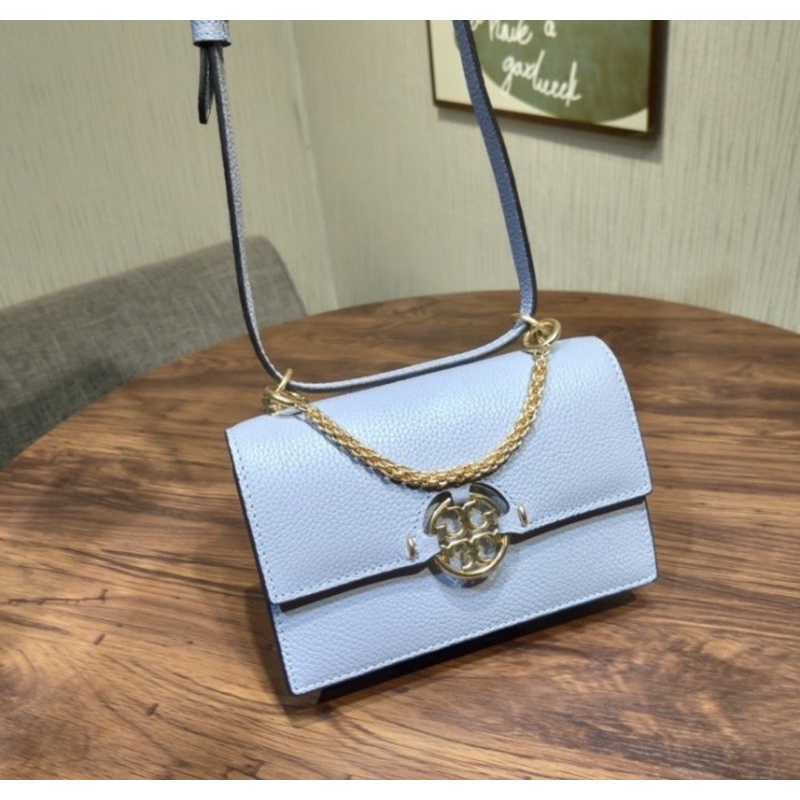 Tory Burch Miller Shoulder Mini Bag - Cloud Blue