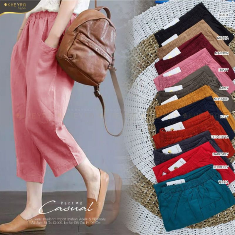 CASUAL PANTS#2 + CASUAL PANTS#16 ori by KHEYRA HIJAB