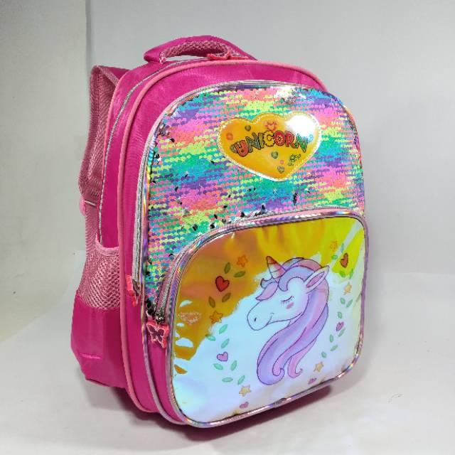 Tas Ransel Anak Sekolah SD perempuan UNICORN 8025