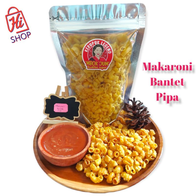 

Kerupuk Mentah Makaroni Bantet Pipa Krupuk Kering Kualitas Premium