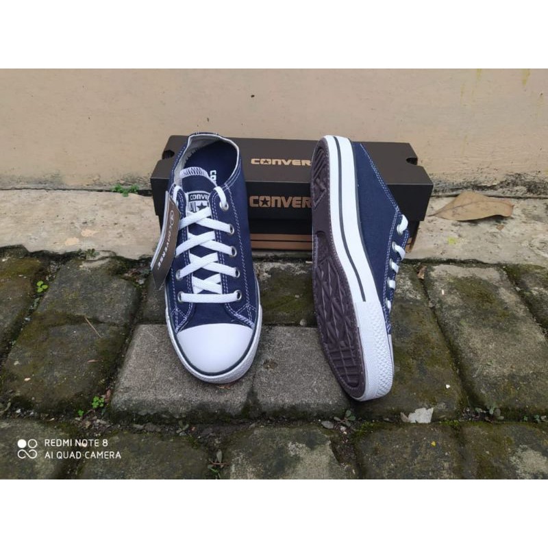 SEPATU ALLSTAR BUSTONG NAVY CLASIK SLIPON SEPATU PRIA WANITA