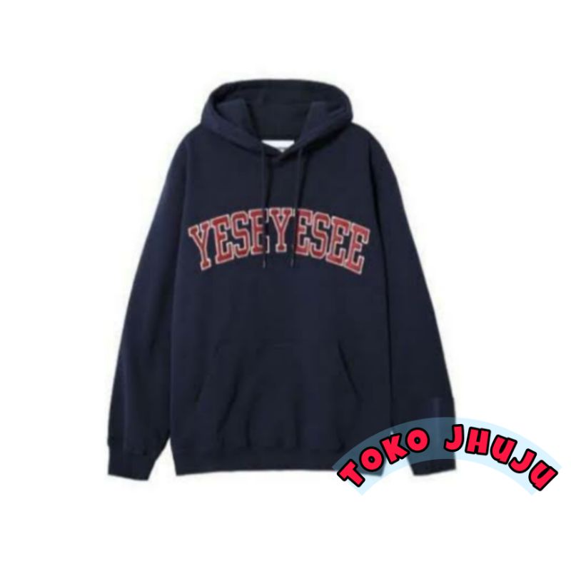 jaket Hoodie Jumper NCT Doyoung style Yeseyese sablon merah