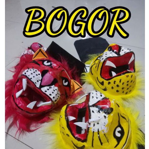 mainan anak topeng singa macan