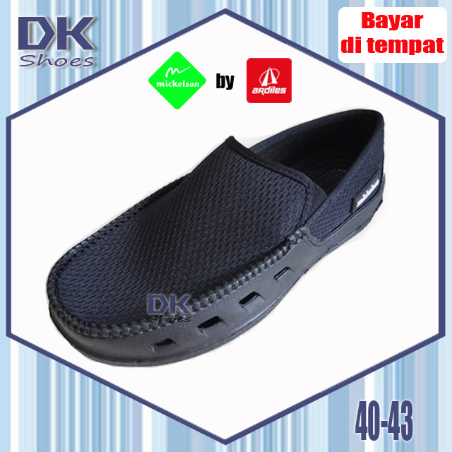 Mickelson MIC CNBC by Ardiles Courtney 39-43 / Sepatu Casual / Sepatu Hitam / Sneakers Olahraga Pria