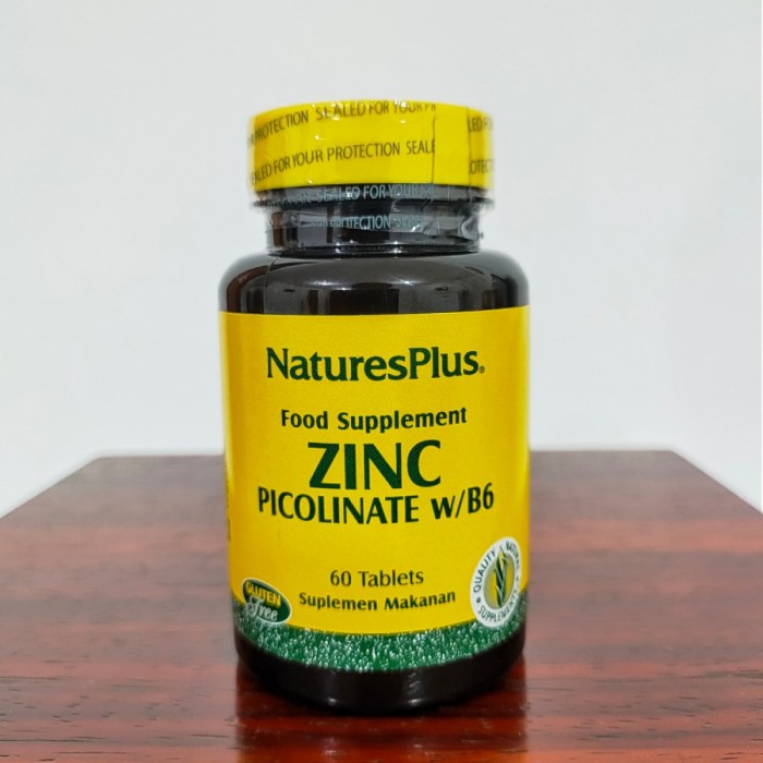 Natures Plus Zinc Picolinate W/B6 isi 60 Tablet - Nature Plus