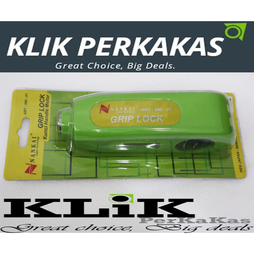 Grip lock Kunci Handle Motor  Kunci Parkir Rem Nankai