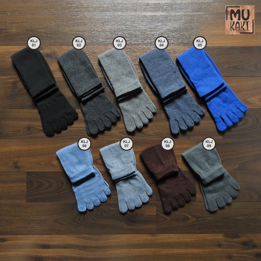 Kaos kaki Pria 5 Jari / Kaos kaki kantor 5 Jari Mukaki