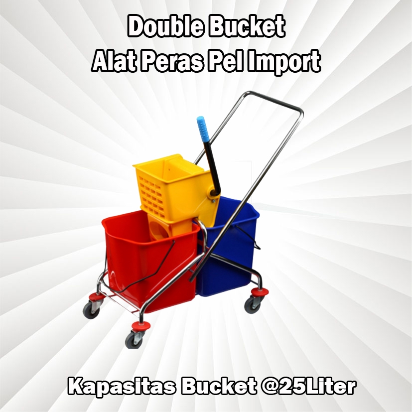 Double Bucket alat peras Pel