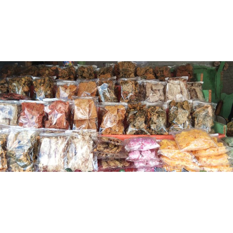 

10 rb 3 bungkus cemilan keripik khas cibodas