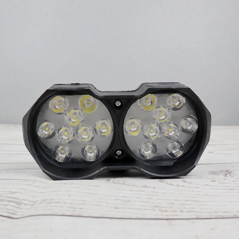 Lampu Tembak Motor ATV LED Spotlight 18 LED - U9 - Black