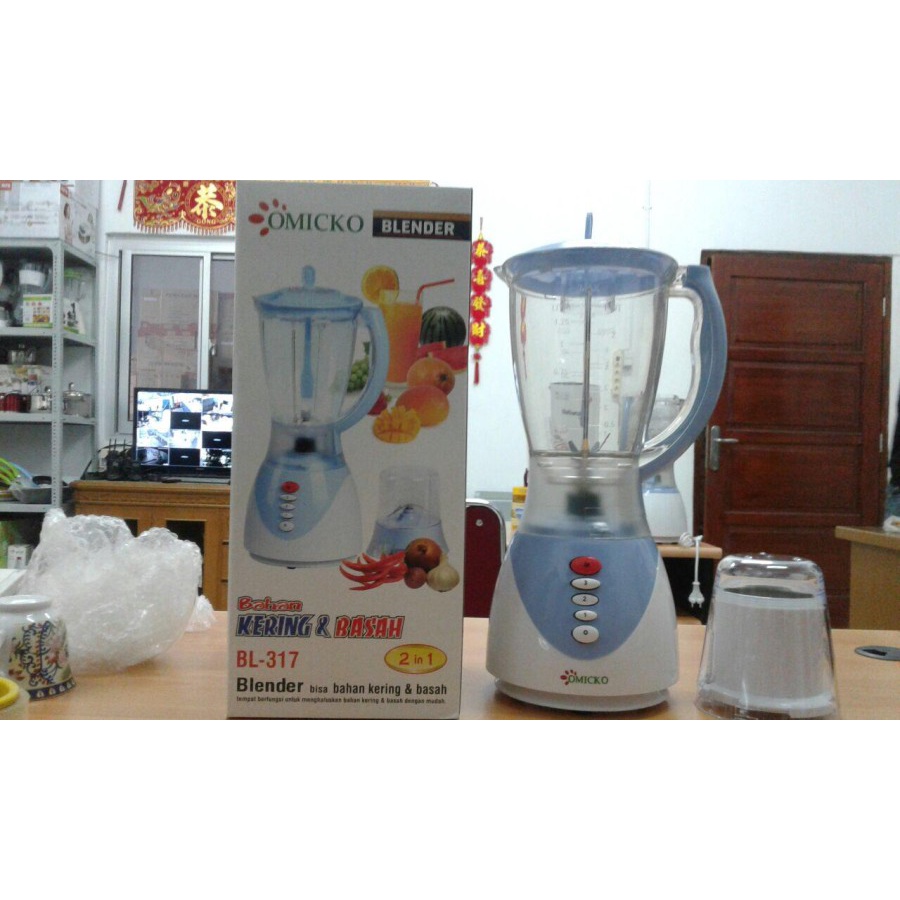 Blender Omicko 2 in 1 BL 317 | Blender Kering dan Basah promo