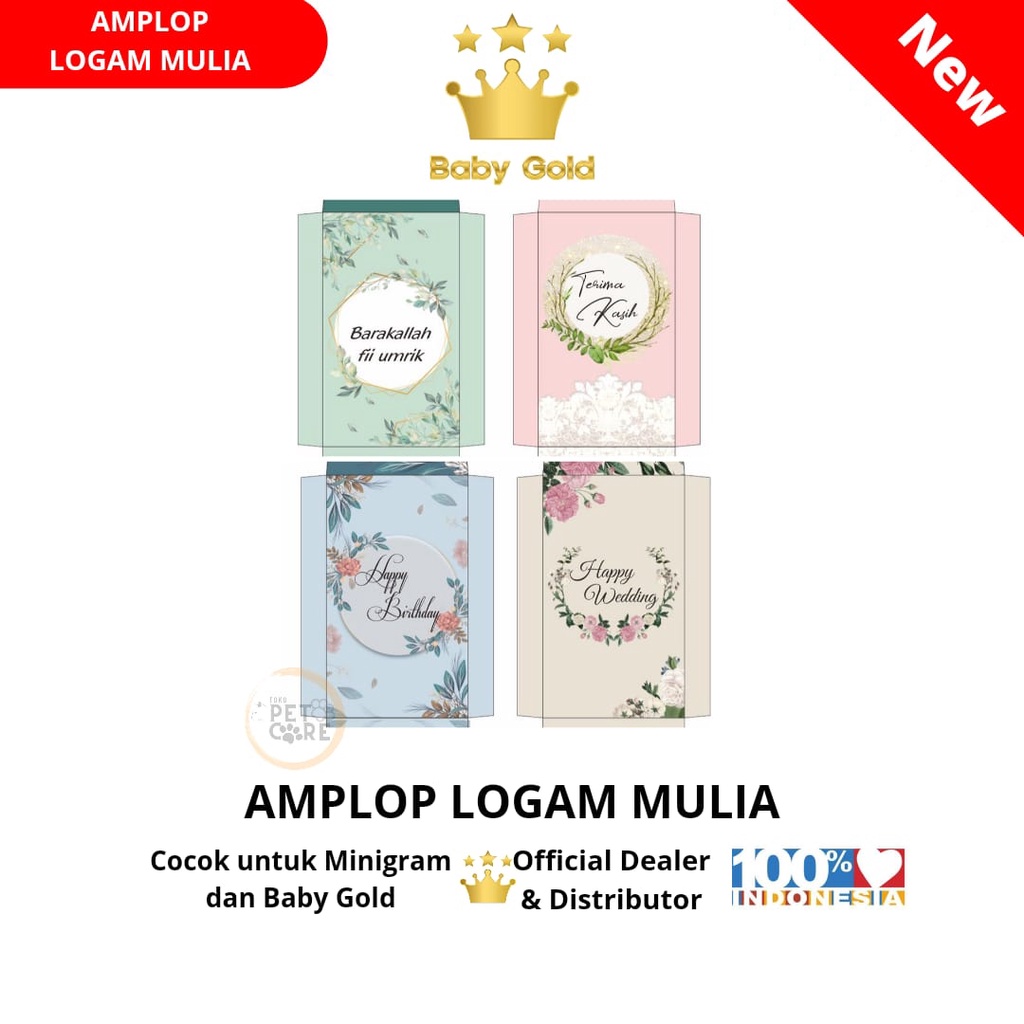 AMPLOP LOGAM MULIA GIFT SERIES