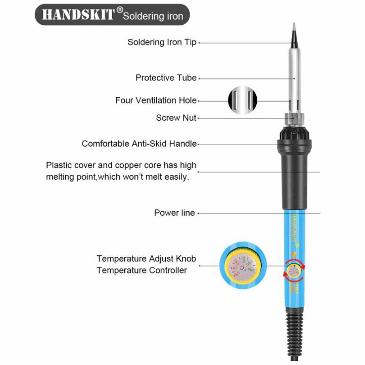 HandsKit Soldering Iron Tool Kit 110V 60W