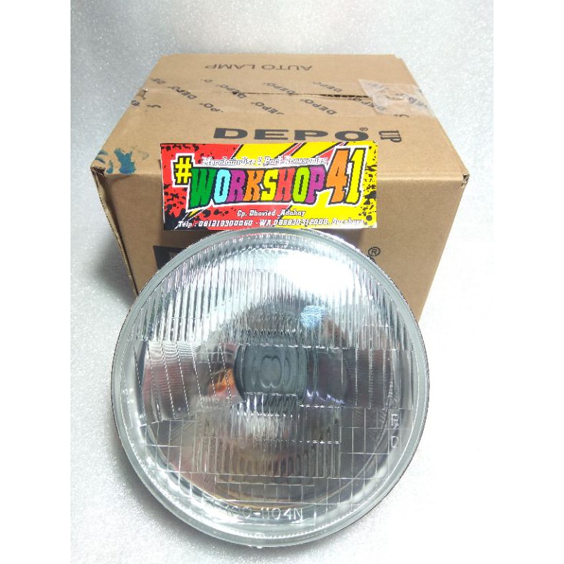 Reflektor lampu depan depo H4 original import taiwan