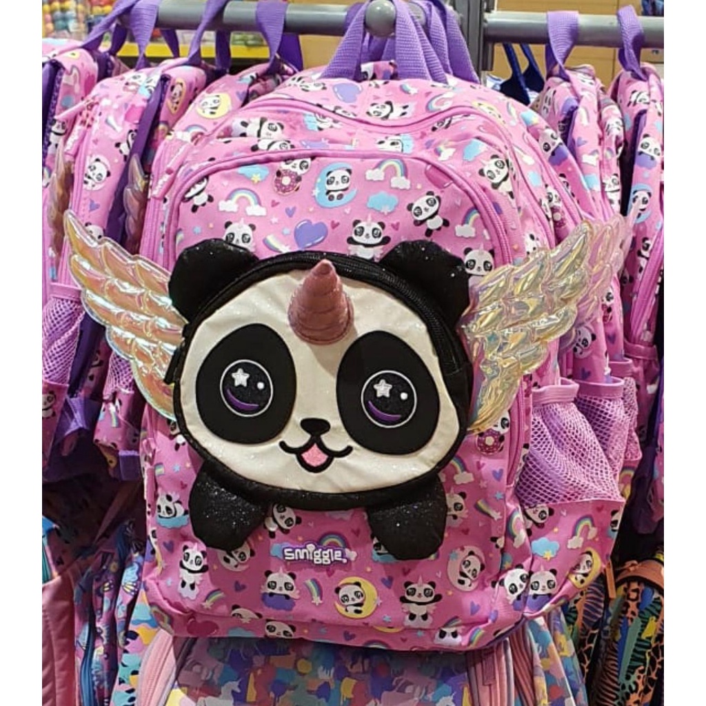 Smiggle Backpack Vroom Panda