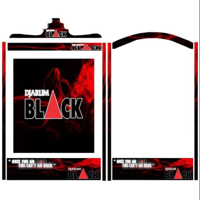 Dekal stiker motiv Djarum black