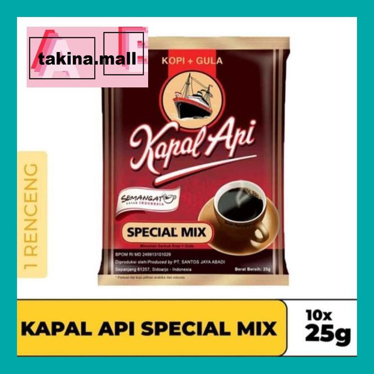 

Koptakk0 Kopi Kapal Api Spesial Mix Sachet 25 Gr X 10 Pcs ( 1 Renceng ) Tak05Sc