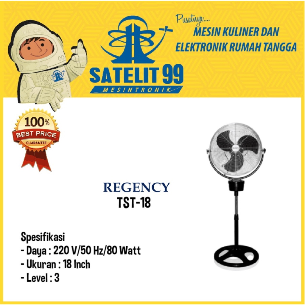 KIPAS ANGIN REGENCY TORNADO TST-18