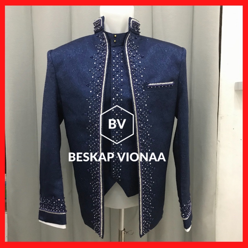 Bekap Pengantin Pria Basofi Muslim Set Bahan Jaguar Free Slop Pria dan Wanita