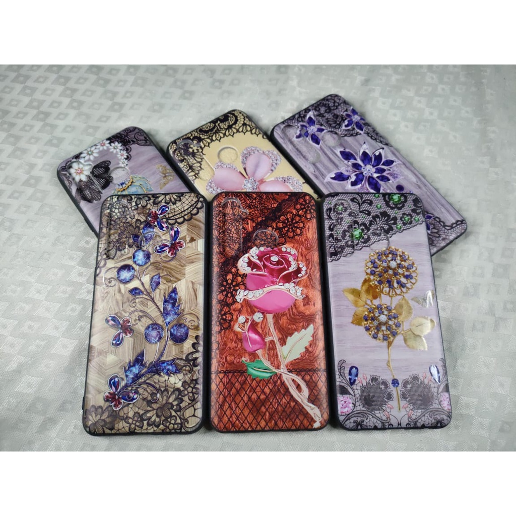 CASE KARAKTER BATIK BUNGA REDMI 7 REDMI 7A