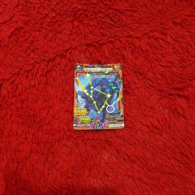 Kartu animal kaiser european bison (fighter card)