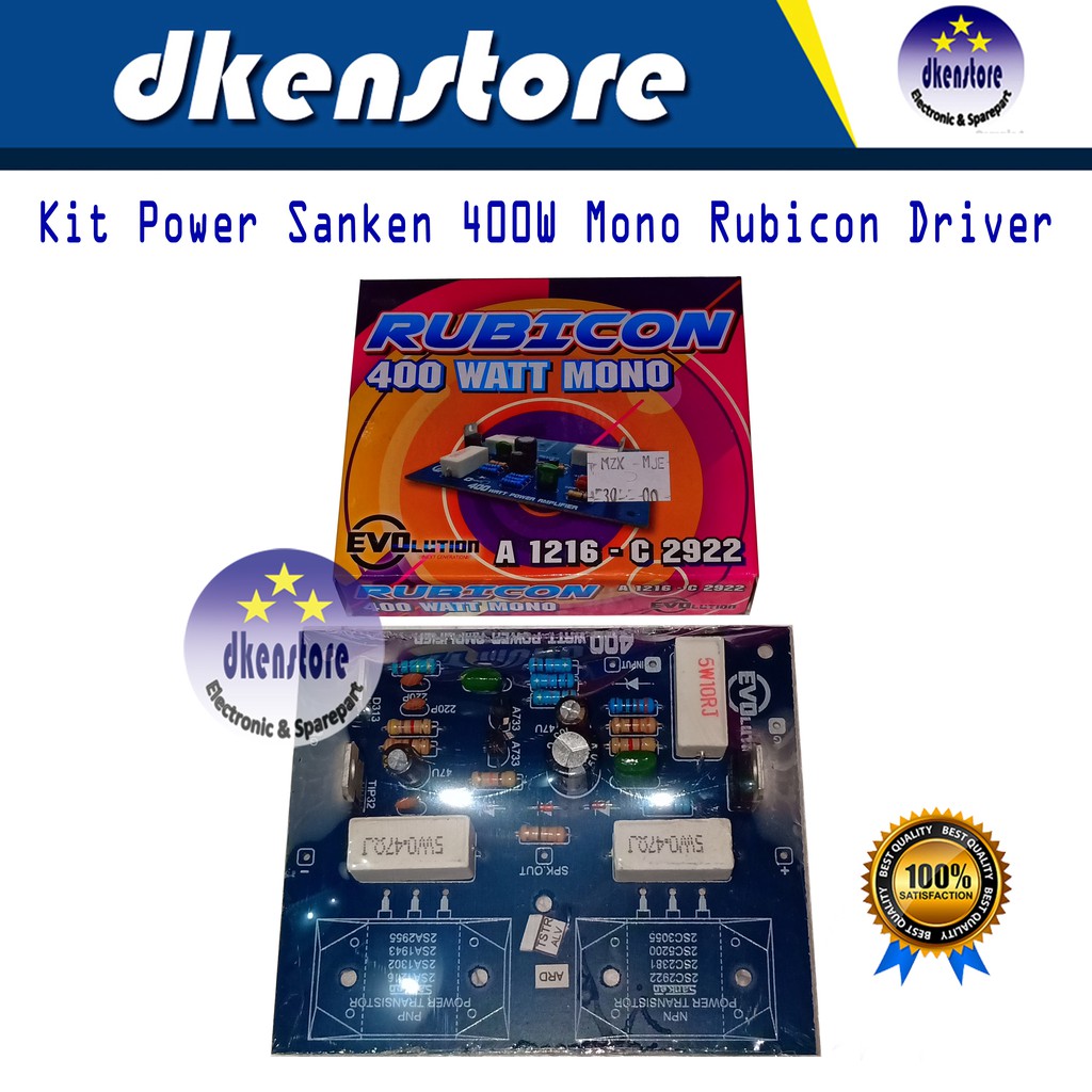 Kit Power Driver Sanken Mono 400W Rubicon 400 watt