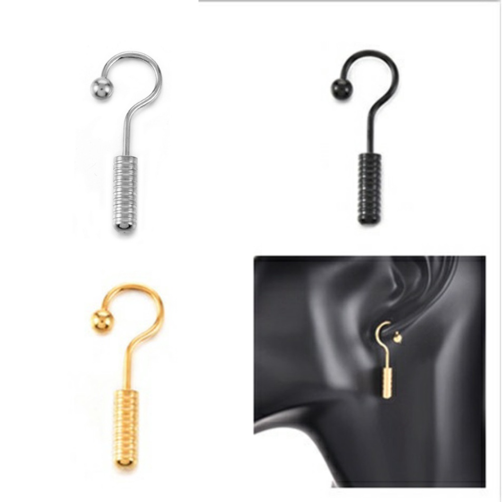 Anting Tusuk Question Mark Punk Style Unisex