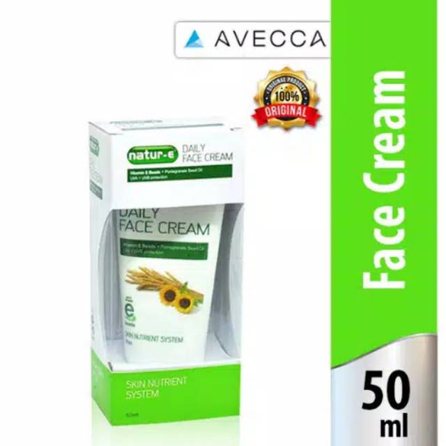 NATUR E DAILY FACE CREAM / CREAM PELEMBAB WAJAH