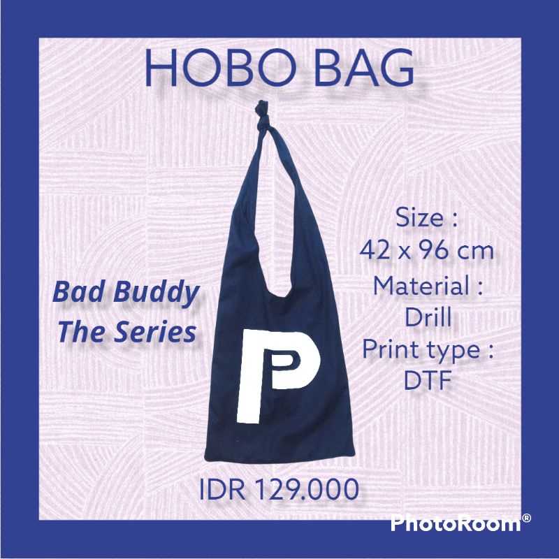 BAD BUDDY HOBO BAG 42 x 95 cm | DTF Print | No Zipper