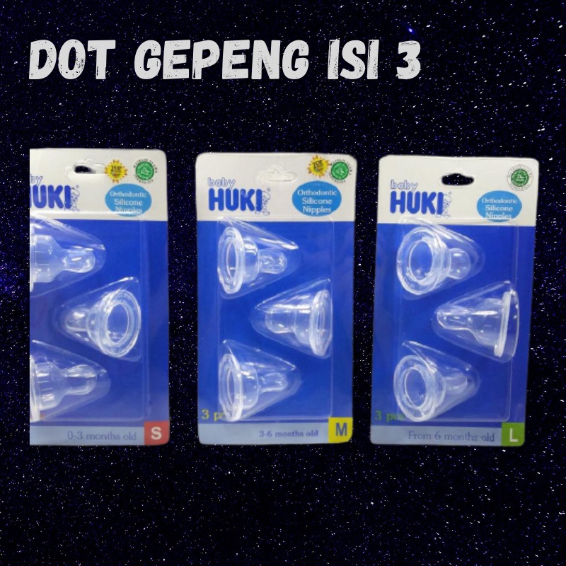 DOT HUKI GEPENG PERLENGKAPAN BAYI DOT JAR ORTHODONTIC DOT TOPLES DOT JAR GEPENG DOT BOTOL SUSU BAYI-4