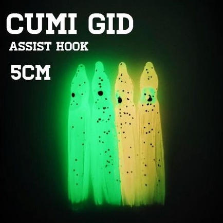 Softlure Cumi GID Untuk Assist Hook Jigging
