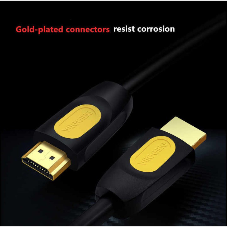 Kabel HDMI VEGGIEG 4K 3D Ver 2.0 GOLD PLATED HIGH SPEED 1.5 meter