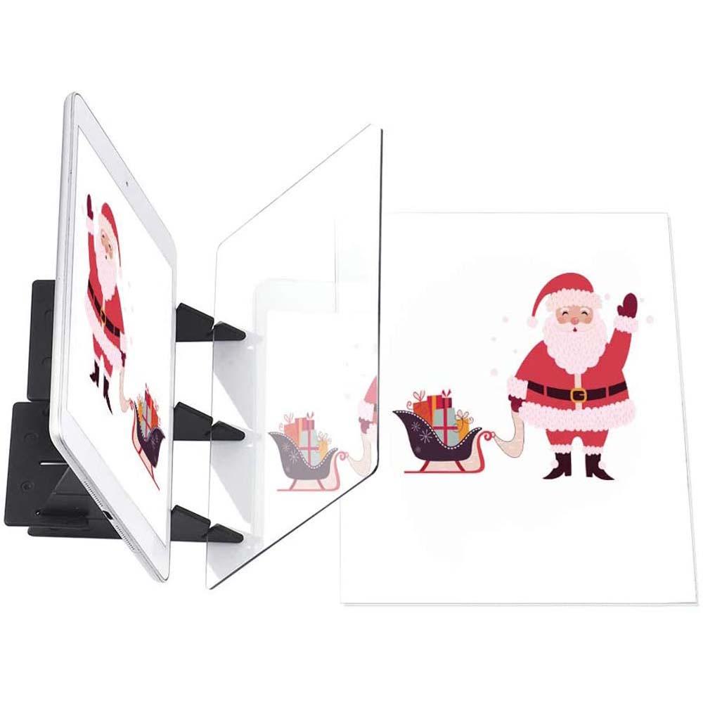 Lanfy Pembantu Sketsa Cat Copy Mirror Tracking Peredupan Bracket Papan Gambar Alat Menggambar Lukisan