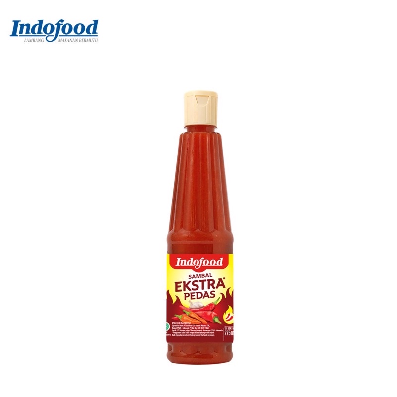 

Sambal Indofood extra Pedas 275 ml