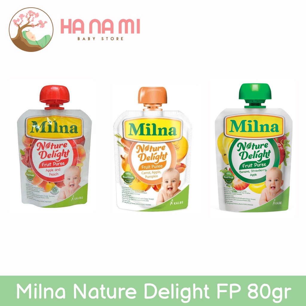 Milna Nature Delight Fruit Puree 80gr