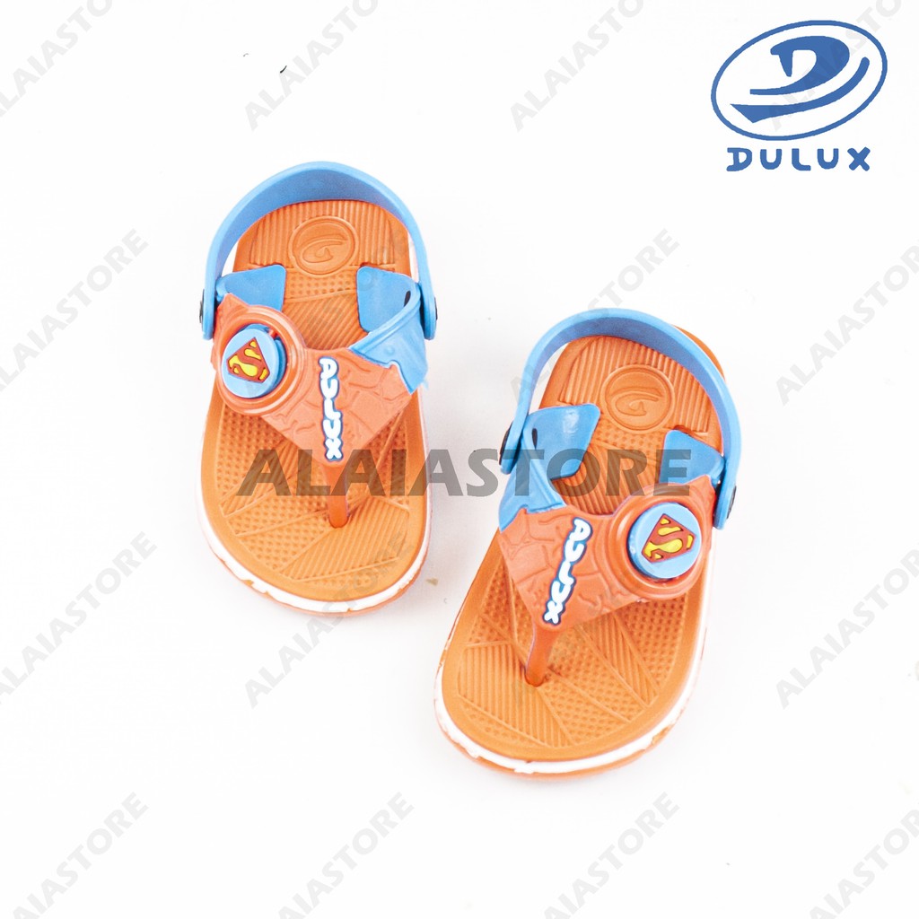 Sandal Jepit Let anak laki Captain America &amp; Superman Dulux 293E