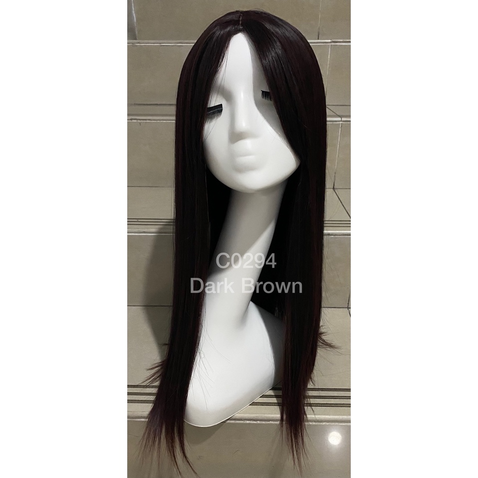 C0294 full Wig KOREAN STRAIGHT MEDIUM Tanpa Poni 50 cm