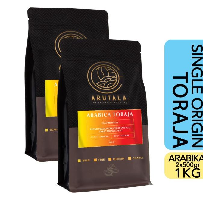 

[ COD ] ARUTALA Kopi Arabika Toraja Sapan 1KG TERBATAS Kode 569