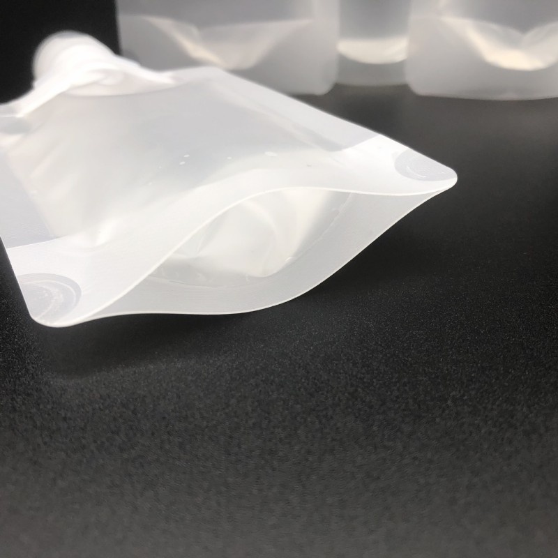 [30/50/100ml Portable Travel Lotion Clamshell Packaging Bag] [Matte Frosted White Skin Care Product Packaging Bag] [Cosmetic Storage Bag] [Dustproof Sealing Bag For Disinfectant &amp; Essential Oil &amp; Shampoo]